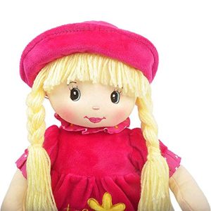 Linzy Plush 17.5" Magenta Niobe Sweet Cakes Rag Doll