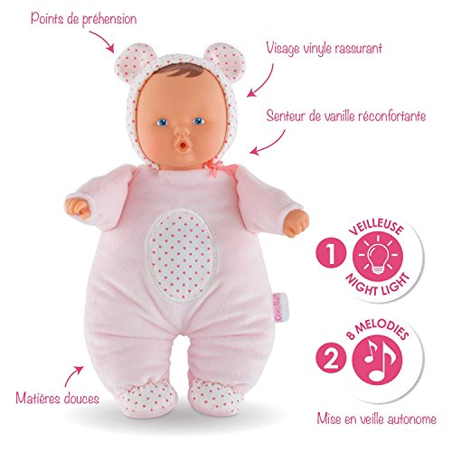 Corolle Mon Doudou Babibear 2-in-1 Musical Baby Doll & Nightlight