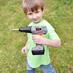 Maxx Action Power Tools Drill with Realistic Drilling Movement and Drill Bit Accessories