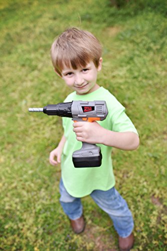 Maxx Action Power Tools Drill with Realistic Drilling Movement and Drill Bit Accessories