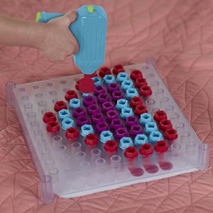 Educational Insights Design & Drill See-Through Creative Workshop - Drill Toy, STEM & Construction, Building Toy