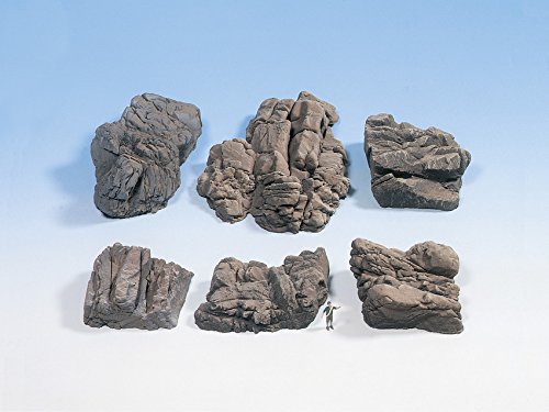 Noch 58452 Rock Pieces Sandstone 6/ H0,Tt,N Scale Model Kit