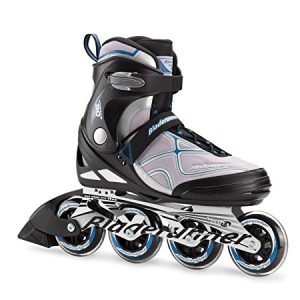Bladerunner by Rollerblade Formula 90 Men's Adult Fitness Inline Skate, Black and Blue, Inline Skates, 7