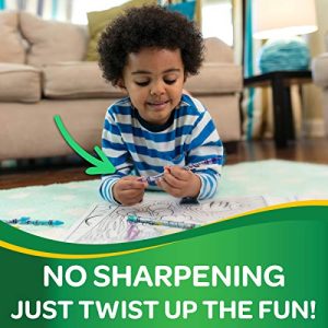 Crayola Twistables Colored Pencils Coloring Set, Gift Age 3+ - 30 Count
