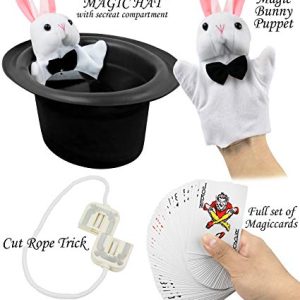 Click N' Play Magician Dress Up Magic Tricks Set for Kids Over 150 Tricks Includes Manual & DVD Tutorial