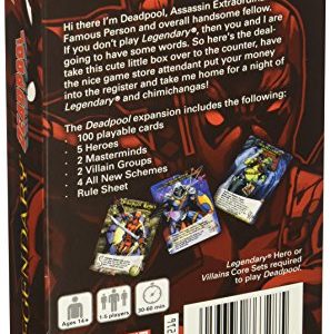 Legendary A Marvel Deck Building Deadpool Expansion Board Game