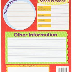 Carson Dellosa Intermediate Substitute Teacher Folder (8211)