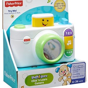 Fisher-Price Laugh & Learn Click 'n Learn Camera, White