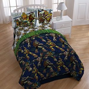 Nickelodeon Teenage Mutant Ninja Turtles 'Stomp Foot' Super Soft Microfiber Twin 3 Piece Sheet Set