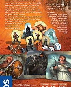 Legends of Andor New Heroes 5 and 6 Player Expansion Cooperative, Family, Strategy Board Game by Kosmos | Expand The Award Winning Game Legends of Andor