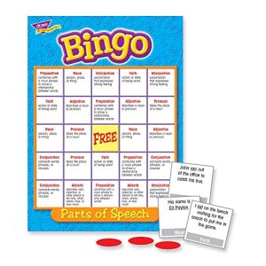 Parts of Speech Bingo Game