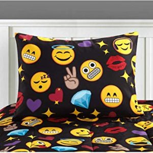 Idea Nuova Emoji Bling Bed in A Bag, Full, Multi