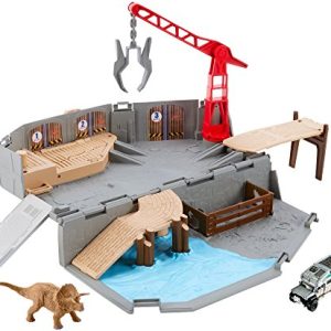 Matchbox Jurassic World Portable Playset Harbor Rescue Playset