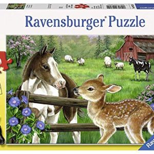 Ravensburger New Neighbors 60 Piece Jigsaw Puzzle for Kids – Every Piece is Unique, Pieces Fit Together Perfectly