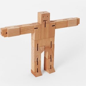 Areaware Cubebot Medium (Natural)