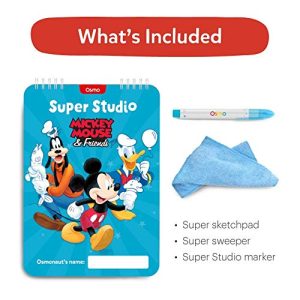 Osmo - Super Studio Disney Mickey Mouse & Friends Game - Ages 5-11 - Learn to Draw your Clubhouse Favorites & Watch them Come to Life - For iPad and Fire Tablet (Osmo Base Required)