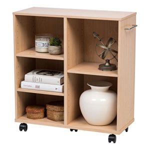 IRIS USA, Inc. WRS-2410 Rolling Shelf, Deep, Light Brown