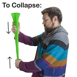 Pudgy Pedro's Plastic Vuvuzela Stadium Horn, 26-Inch