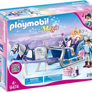 PLAYMOBIL 9473 Spielzeug-Schneetroll mit Schlitten, Unisex-Kinder & 9474 Spielzeug-Schlitten mit Königspaar, Unisex-Kinder
