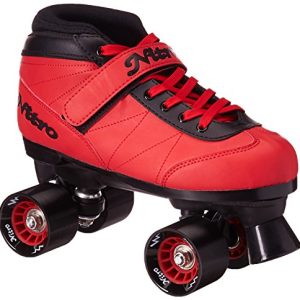 Epic Skates 2016 Epic Nitro Turbo 1 Indoor/Outdoor Quad Speed Roller Skates, Red