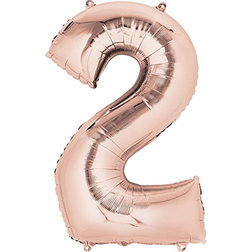 ANAGRAM INTERNATIONAL 95826 Foil Balloon, 34", Rosegold