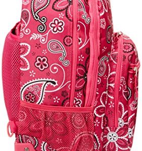Rockland Luggage 19 Inch Rolling Backpack Printed, Bandana, Medium