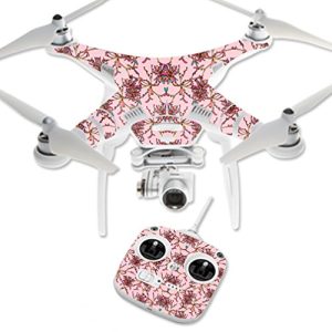 MightySkins Skin Compatible with DJI Phantom 3 Standard Quadcopter Drone wrap Cover Sticker Skins Flower Crown