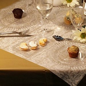 Party Essentials Elegance Quality Hard Plastic 6-Inch Round Party/Dessert Plates, Black, 24 Count