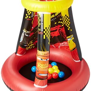 Cars 3 Motor Speed Ball Pit, 1 Inflatable & 15 Sof-Flex Balls, Red/Yellow, 28"W x 28"D x 33"H