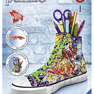 Ravensburger Sneaker Graffiti Style Jigsaw Puzzle (108 Piece), Multicolor