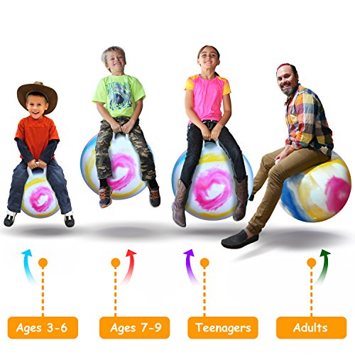 WALIKI Hopper Ball for Kids 7-9 | Hippity Hop | Jumping Hopping Ball | Bouncy Ball | Field Day