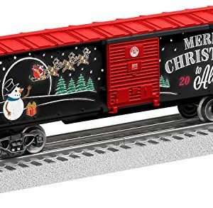 Lionel 2019 Christmas, Electric O Gauge Model Train Cars, Boxcar