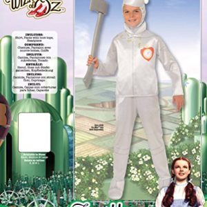 Rubie's Kid's Wizard Of Oz Tin ManCostume, Large, Age 8 - 10 years, HEIGHT 4’ 8” - 5' 0"
