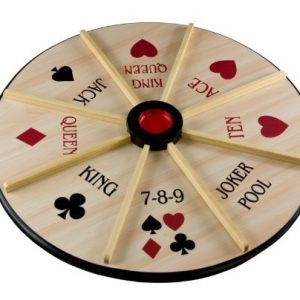 STERLING Games 18" Michigan Rummy Wooden Game Set Reversible Double Sided Board