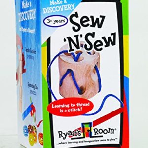 Small World Toys Ryan's Room Wooden Toys - Sew 'N' Sew Lacing Toy