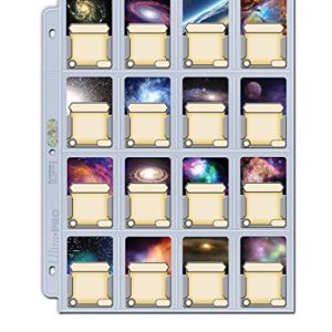 Ultra Pro Platinum 16 Pocket Platinum Mini American Cards, 41mm x 63mm, Clear