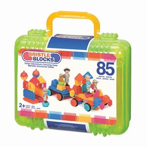 Bristle Blocks by Battat – The Official Bristle Blocks – 85 Pieces in a Carry Case – Creativity Building Toys for Dexterity and Fine Motricity – BPA Free 2 years +