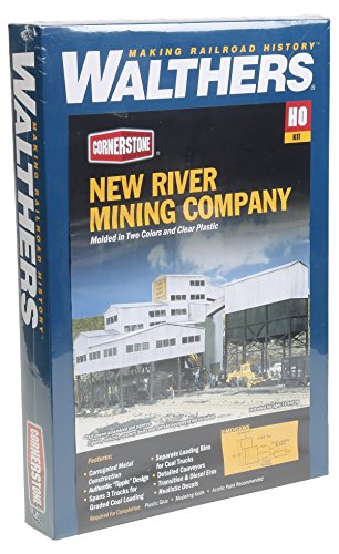 Walthers Cornerstone Series Kit HO Scale New River Mining Company & Accessories
