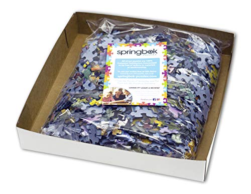 Springbok Puzzles - Christmas Wishes - 400 Piece Jigsaw Puzzle - Large 26.75 Inches by 20.5 Inches Puzzle - Made in USA - Unique Cut Interlocking Pieces - Big Pieces for Kids & Small Pieces for Adults