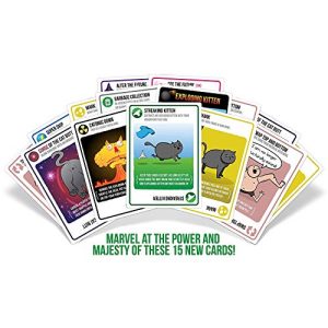 Exploding Kittens Card Game - Family-Friendly Party Games - Card Games for Adults, Teens & Kids & Streaking Kittens: This is The Second Expansion of Exploding Kittens