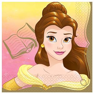 "Disney Princess" Belle Luncheon Party Napkins, 6.5" x 6.5", 16 Ct.