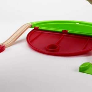 BRIO World - 33711 My First Take Along Set | 7 Piece Train Toy with Accessories and Wooden Tracks for Kids Ages 18 Months and Up
