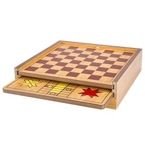 7-in-1 Combo Game with Chess, Ludo, Chinese Checkers & More