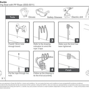Swing Set Stuff Daisy Disc with SSS Logo Sticker, Blue