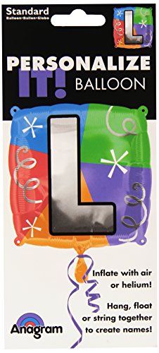 Anagram International Letter L Quad Package Balloon, 18", NA