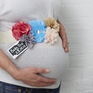 Ginger Ray LO-507 Little One Mum to Be Baby Shower Sash, 1, Mixed