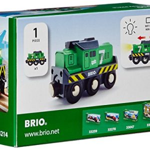 BRIO 33214 Freight Battery Engine | Toy Train for Kids Age 3 and Up