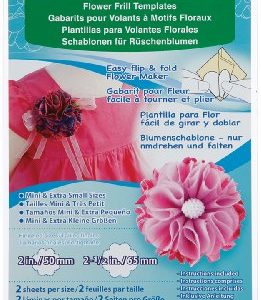CLOVER 8462 Flower Frill Templates Extra Small and Mini Sizes