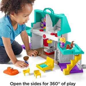 Fisher-Price Little People Big Helpers Home, Blue (Frustration Free Packaging)