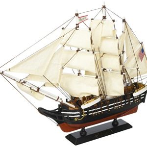 Hampton Nautical Wooden Charles W. Morgan Model Whaling Boat, 15"